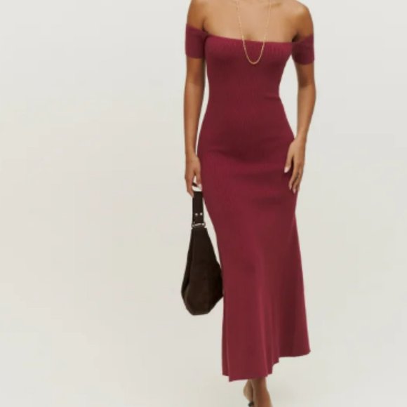 Reformation Dresses & Skirts - NWT Reformation Ariele Cotton Sweater Dress - S